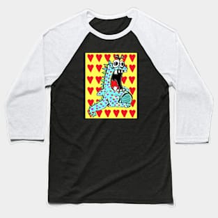 Dinosaur of Love 3 Baseball T-Shirt